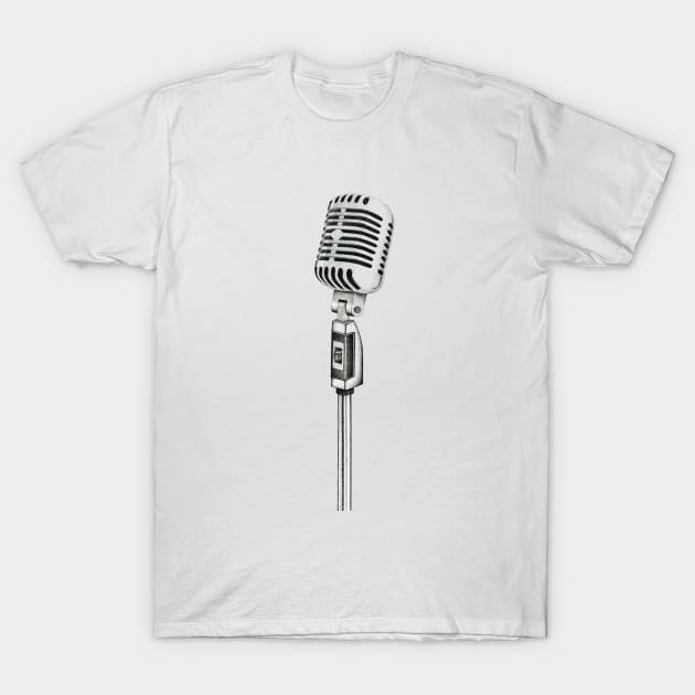 Microphone T-Shirt by By_StineLee